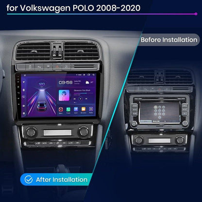 2 Din Carplay Stereo for VW Volkswagen Polo 5 Sedan 2008-2020 Car Radio  Android Multimedia Player Autoradio GPS Navigation Auto