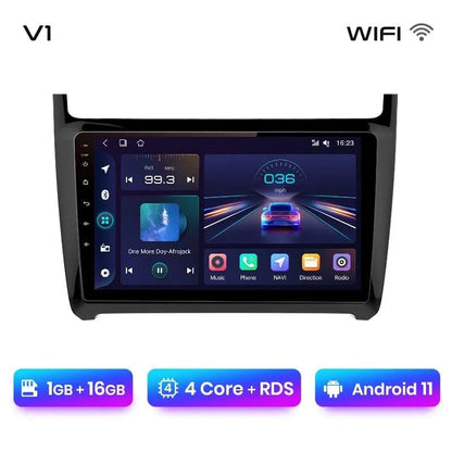 Radio nawigacja VW Volkswagen POLO 5 2008-2020 Android Auto Carplay - Multigenus