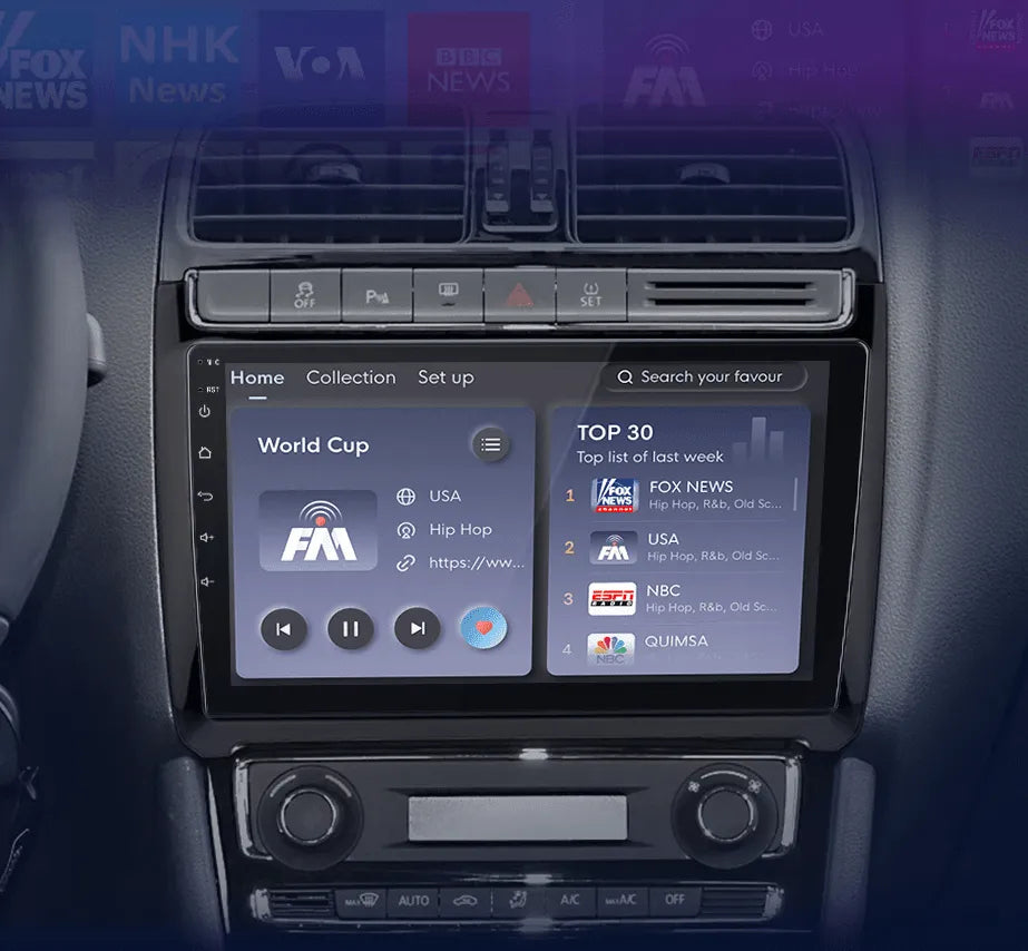 Radio nawigacja VW Volkswagen POLO 5 2008-2020 Android Auto Carplay - Multigenus