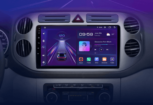 Radio nawigacja VW Volkswagen Tiguan 2006 - 2016 Carplay Android Auto - Multigenus