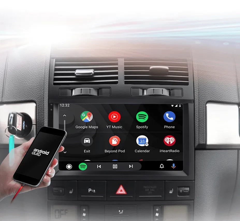 Radio nawigacja VW Volkswagen Touareg 2002 - 2010 Carplay Android Auto - Multigenus