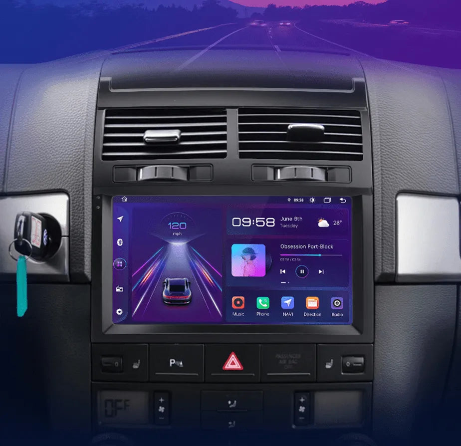 Radio nawigacja VW Volkswagen Touareg 2002 - 2010 Carplay Android Auto - Multigenus