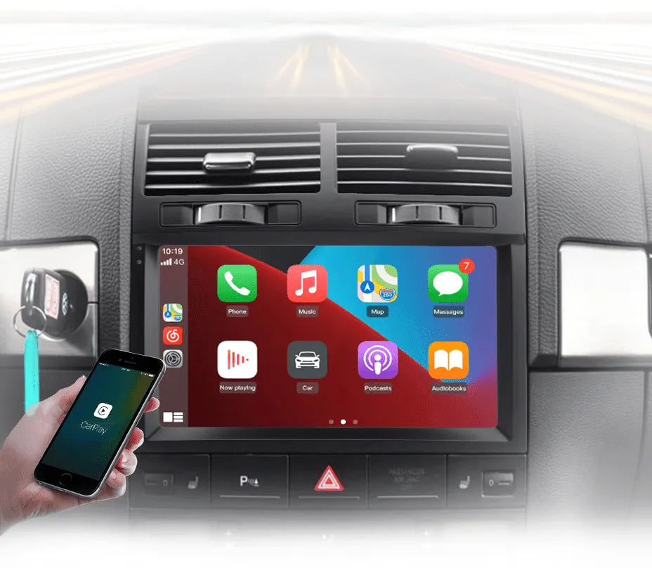 Radio nawigacja VW Volkswagen Touareg 2002 - 2010 Carplay Android Auto - Multigenus