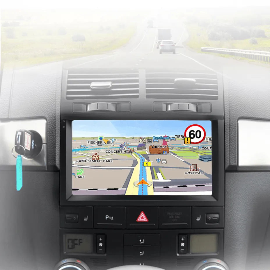 Radio nawigacja VW Volkswagen Touareg 2002 - 2010 Carplay Android Auto - Multigenus