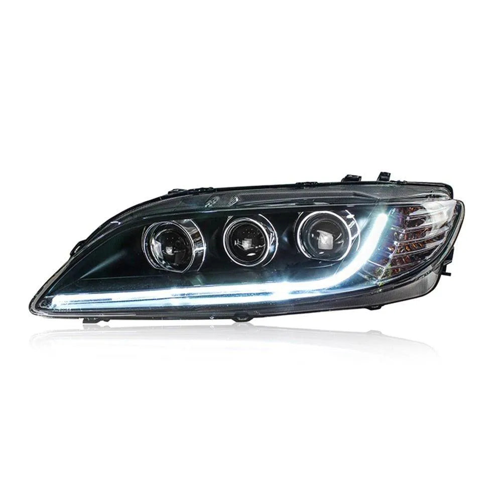 Reflektory Mazda 6 2004 - 2012 LED DRL Hid Lampy ksenonowe z oczami anielskimi Bi Xenon - Multigenus