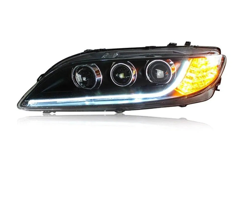 Reflektory Mazda 6 2004 - 2012 LED DRL Hid Lampy ksenonowe z oczami anielskimi Bi Xenon - Multigenus