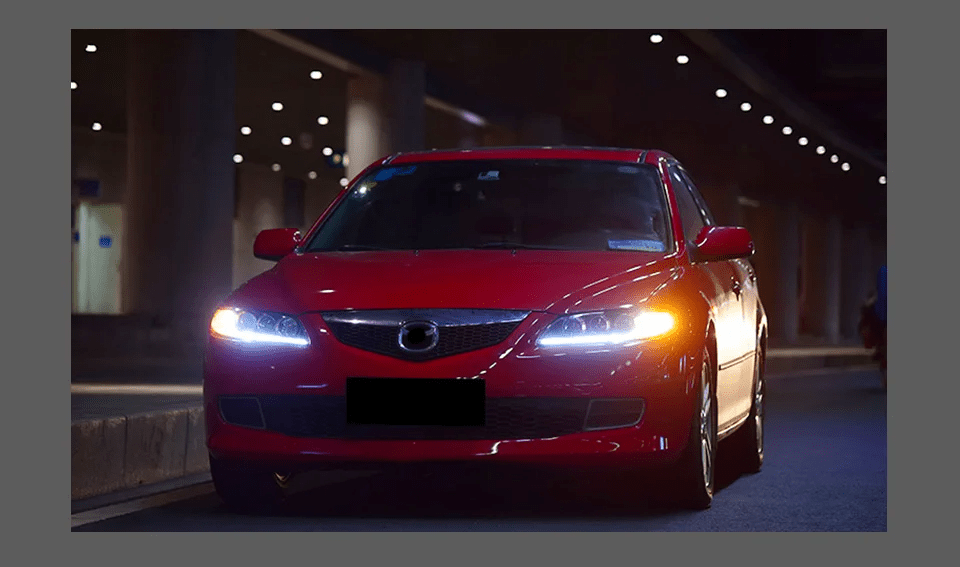 Headlights Lamps Mazda 6 2004-2012 LED DRL Bi Xenon – Multigenus