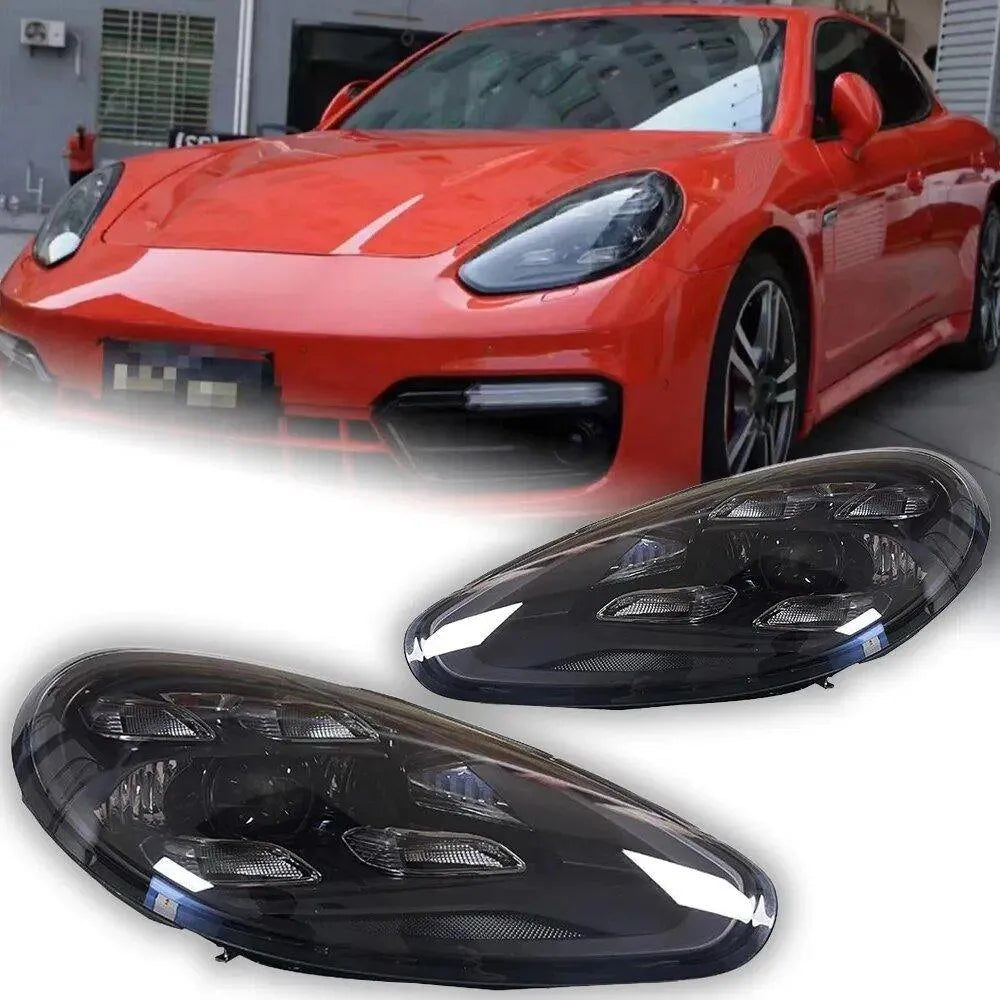 Lampy przednie LED Porsche Panamera 970 - 971 Reflektory 2010 - 2016 Projektory soczewkowe DRL - Multigenus