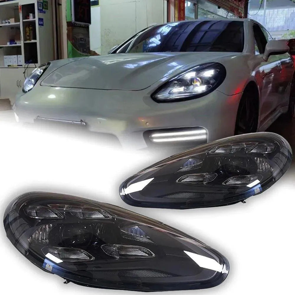 Lampy przednie LED Porsche Panamera 970 - 971 Reflektory 2010 - 2016 Projektory soczewkowe DRL - Multigenus