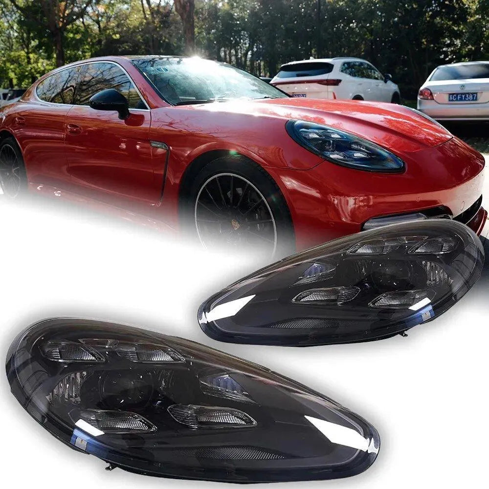 Lampy przednie LED Porsche Panamera 970 - 971 Reflektory 2010 - 2016 Projektory soczewkowe DRL - Multigenus