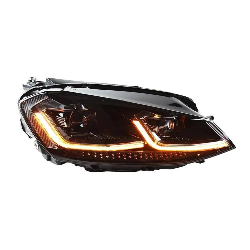 Lampy przednie Volkswagen VW Golf 7 2013 - 2020 Reflektory LED DRL Xenon Dynamiczny sygnał Bi-Xenon - Multigenus