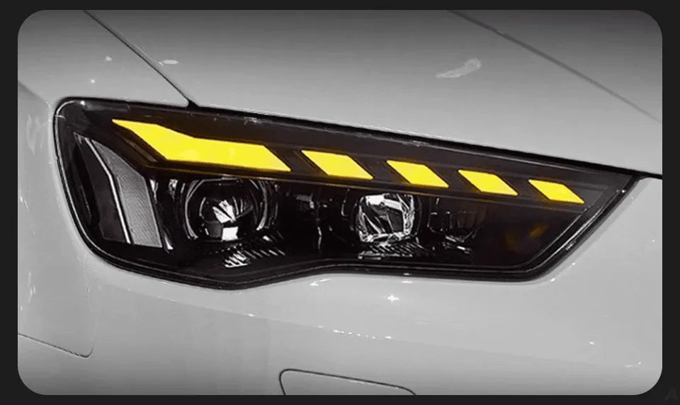 Stylizowane Lampy Przednie do Audi A3 LED z Projektorową Soczewką i DRL (2013-2016) A3 8V - Multigenus