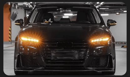 Stylizowane Lampy Przednie do Audi A3 LED z Projektorową Soczewką i DRL (2013-2016) A3 8V - Multigenus