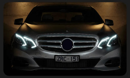 Stylizowane Lampy Przednie do Mercedes E LED z DRL i HID Bi-Xenon W212 E200 E300 E260 (2009-2016) W211 - Multigenus