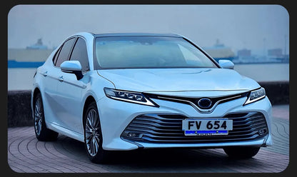 Stylizowane Lampy Przednie do Toyota Camry V60 LED z Projektorową Soczewką (2018-2021) XSE XLE SE LE - Multigenus