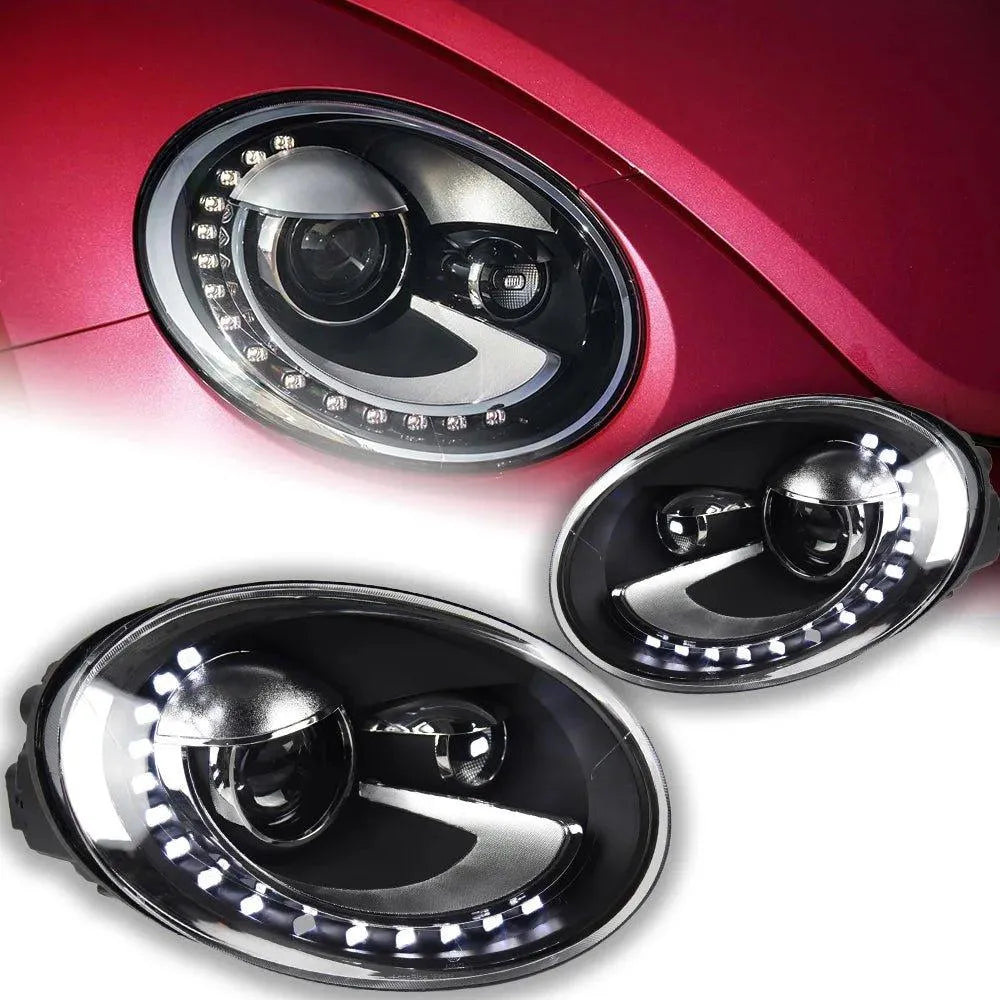 Lampy Przednie do VW Beetle LED z DRL i HID Bi-Xenon Beam (2013-2017) - Multigenus