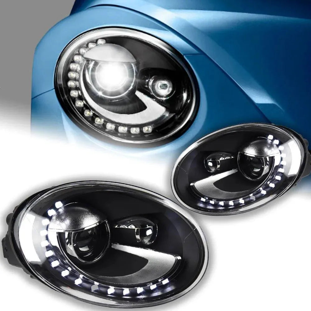 Lampy Przednie do VW Beetle LED z DRL i HID Bi-Xenon Beam (2013-2017) - Multigenus