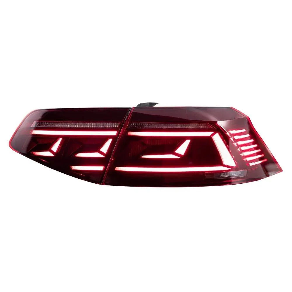 Lampy Tylne do VW Passat B8 LED z DRL, Dynamicznym Sygnałem, Hamulcem i Cofaniem (2015-2019) - Multigenus