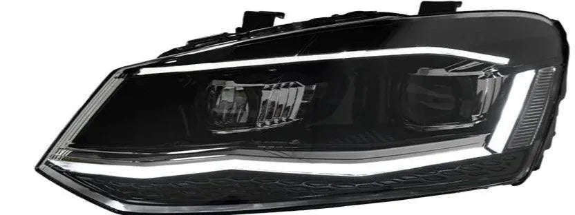 Lampy Przednie do VW Polo LED w Nowym Designie z DRL i Lampą Bi-Xenon HID (2011-2018) - Multigenus